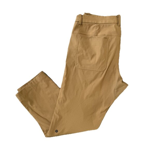 Lululemon Pants Mens 36x29 ABC Warpstreme Athletic Tech Carmel - Picture 1 of 6